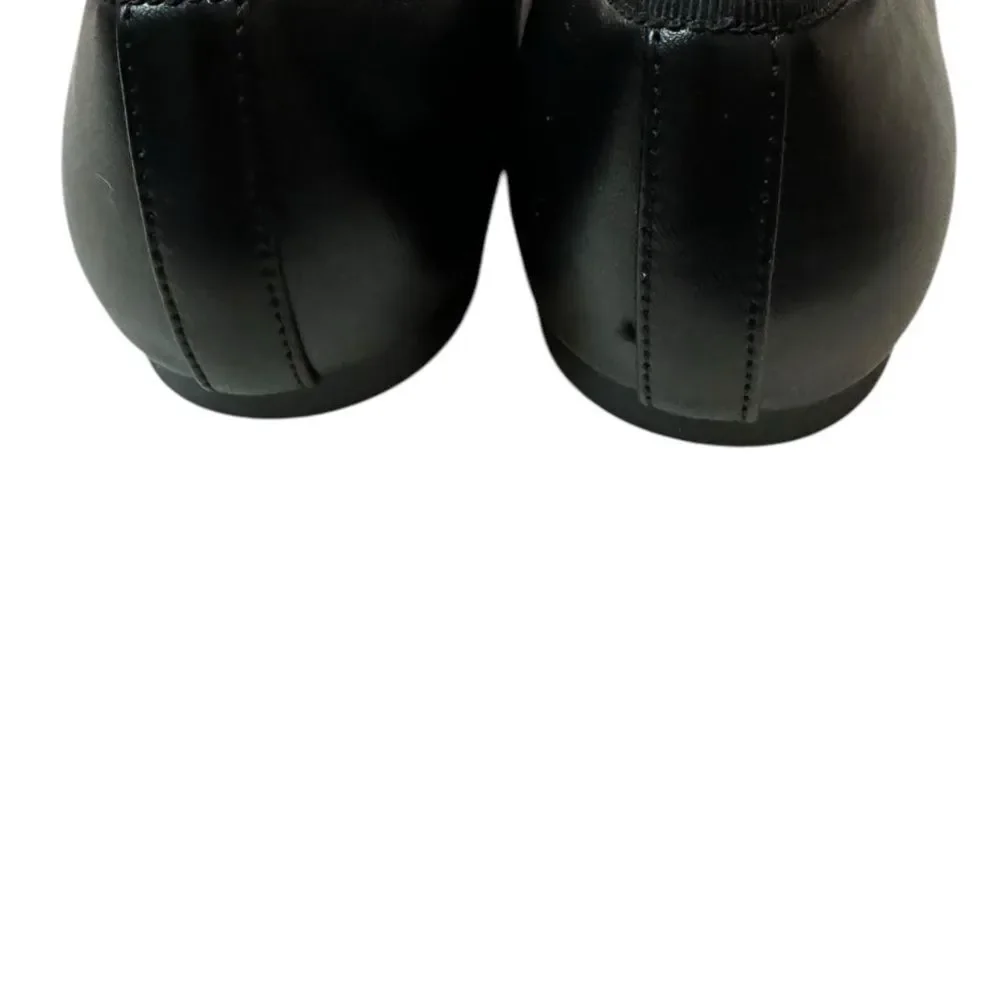 New Nine West Teland Women's Captoe Black Ballet Flats 8